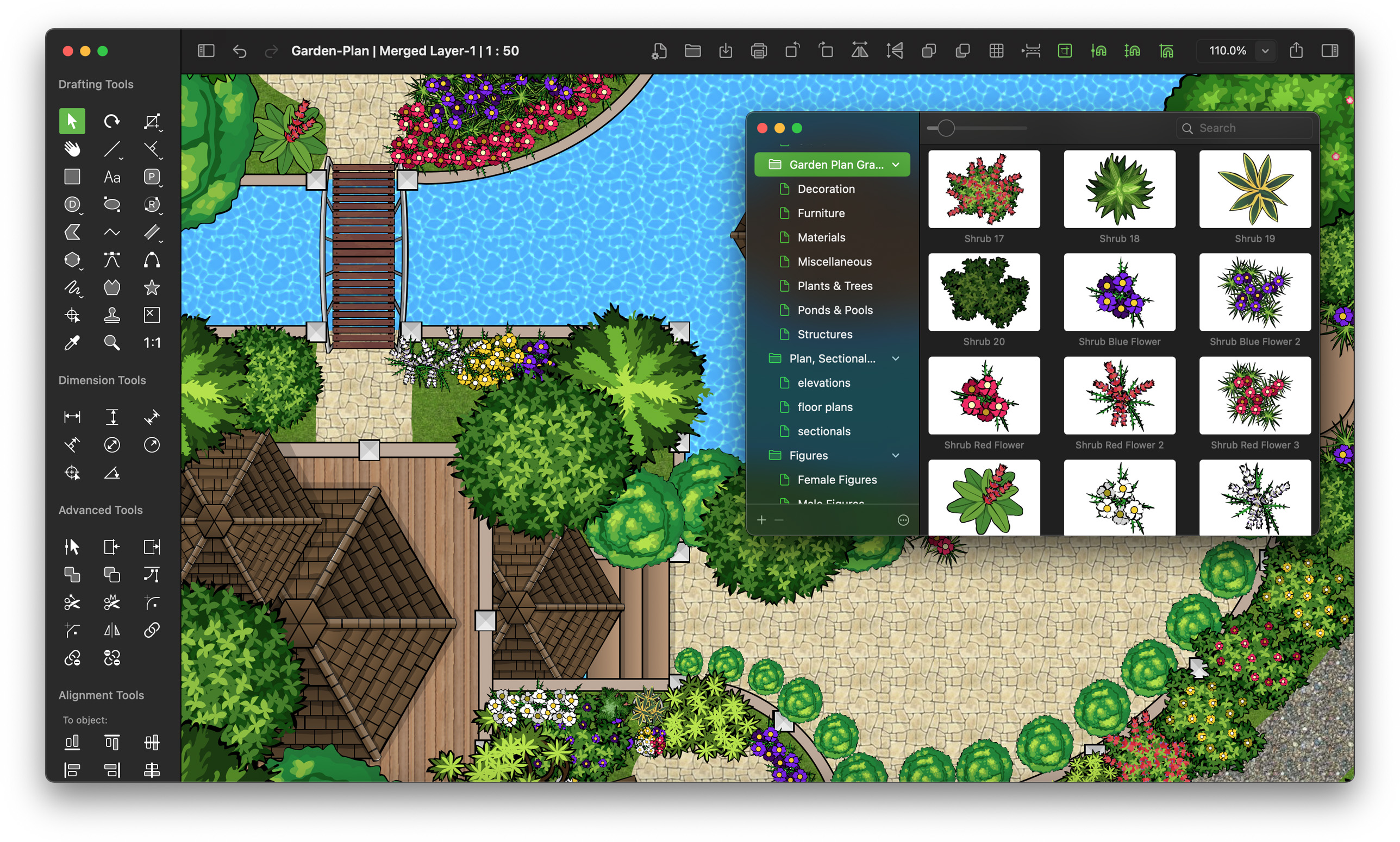 screenshot of MacDraft Professional